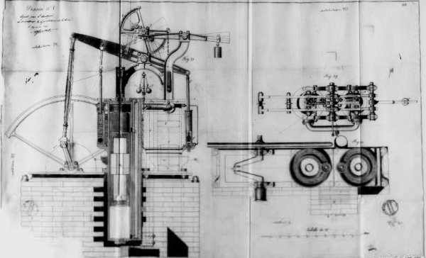 The Franchot Hot Air Engine of the 1838 patent