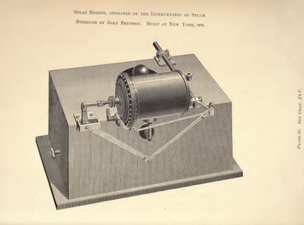 Ericsson's Solar Steam Engine