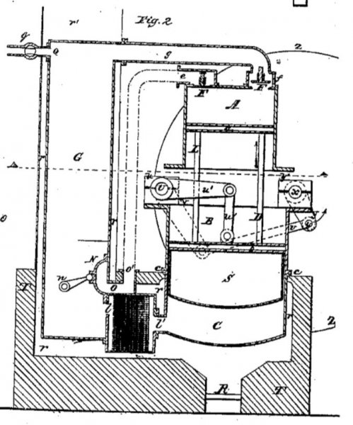 The Ericsson Caloric Engine of 1851 - Fig. 2